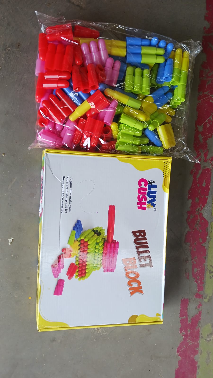 Bullet Blocks for Intelligent Kids Creative Bullets Shaped Building Blocks (Approx 88 Pcs) - Bhavnagar Deodap