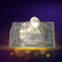 Unique Plastic Night Light: Flameless LED (Iceberg Design, Gift) - Bhavnagar Deodap