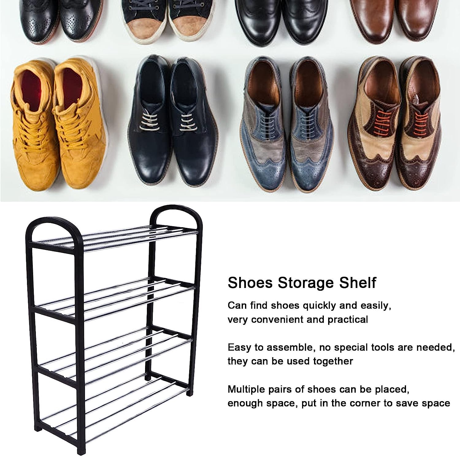 4 Shelves Shoe Rack - Bhavnagar Deodap