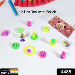 12pc Mix All New Toy And Plastic Pouch Mix All Types Playing Toy For Kids - Bhavnagar Deodap