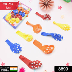 Colorful Balloons Kinds of Latex Balloons for Birthday / Anniversary / Valentine's / Wedding / Engagement Party Decoration Birthday Decoration Items for Kids Multicolor (20 Pcs Set) - Bhavnagar Deodap