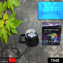 Party Lights, DJ Stage Light Disco Ball Light USB Charging Party Stage Lamp Party Light for Home Bar Car Wedding Holiday Party, Party Gift Kids Birthday - Bhavnagar Deodap