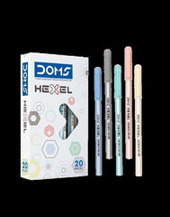 DOMS HEXEL PEN BLUE 20 PCS BOX - Bhavnagar Deodap