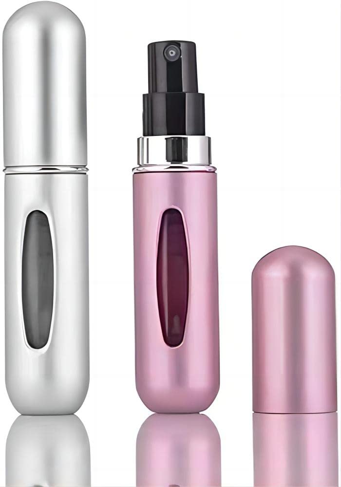 Portable Mini Perfume Refillable Atomizer Container, Portable Perfume Spray Bottle, Travel Perfume Scent Pump Case Fragrance Empty Spray Bottle for Traveling and Outgoing(5 ml) - Bhavnagar Deodap