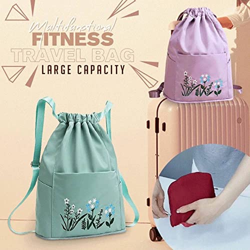 Large Capacity Folding Travel Bag, 2022 Multifunctional Fitness Travel Bag, Foldable Travel Duffel Bag, Portable Travel Lightweight Waterproof Oxford Fabric Duffel Bag - Bhavnagar Deodap