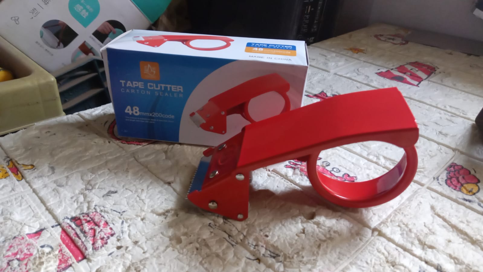 Metal Packing Tape Dispenser Cutter for Home Office use, Tape Dispenser for Stationary, Tape Cutter Packaging Tape - Bhavnagar Deodap