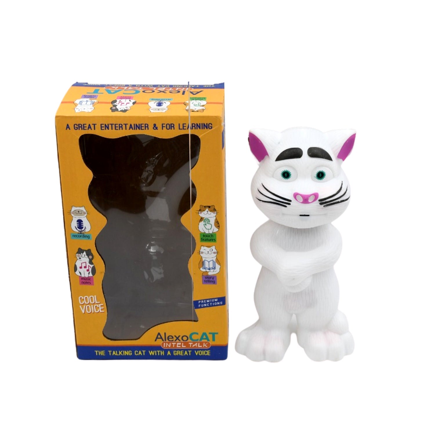 Talking, Mimicry, Touching Tom Cat Intelligent Interactive Toy with Wonderful Voice for Kids, Children Playing and Home Decorate. - Bhavnagar Deodap