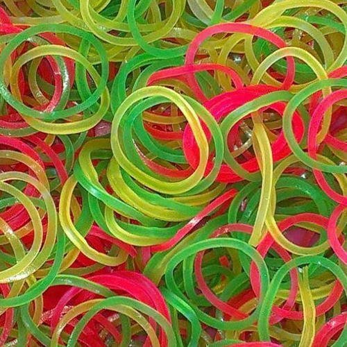 RUBBER BAND FOR OFFICE/HOME AND KITCHEN ACCESSORIES ITEM PRODUCTS, ELASTIC RUBBER BANDS, FLEXIBLE REUSABLE NYLON ELASTIC UNBREAKABLE, FOR STATIONERY, SCHOOL MULTICOLOR - Bhavnagar Deodap