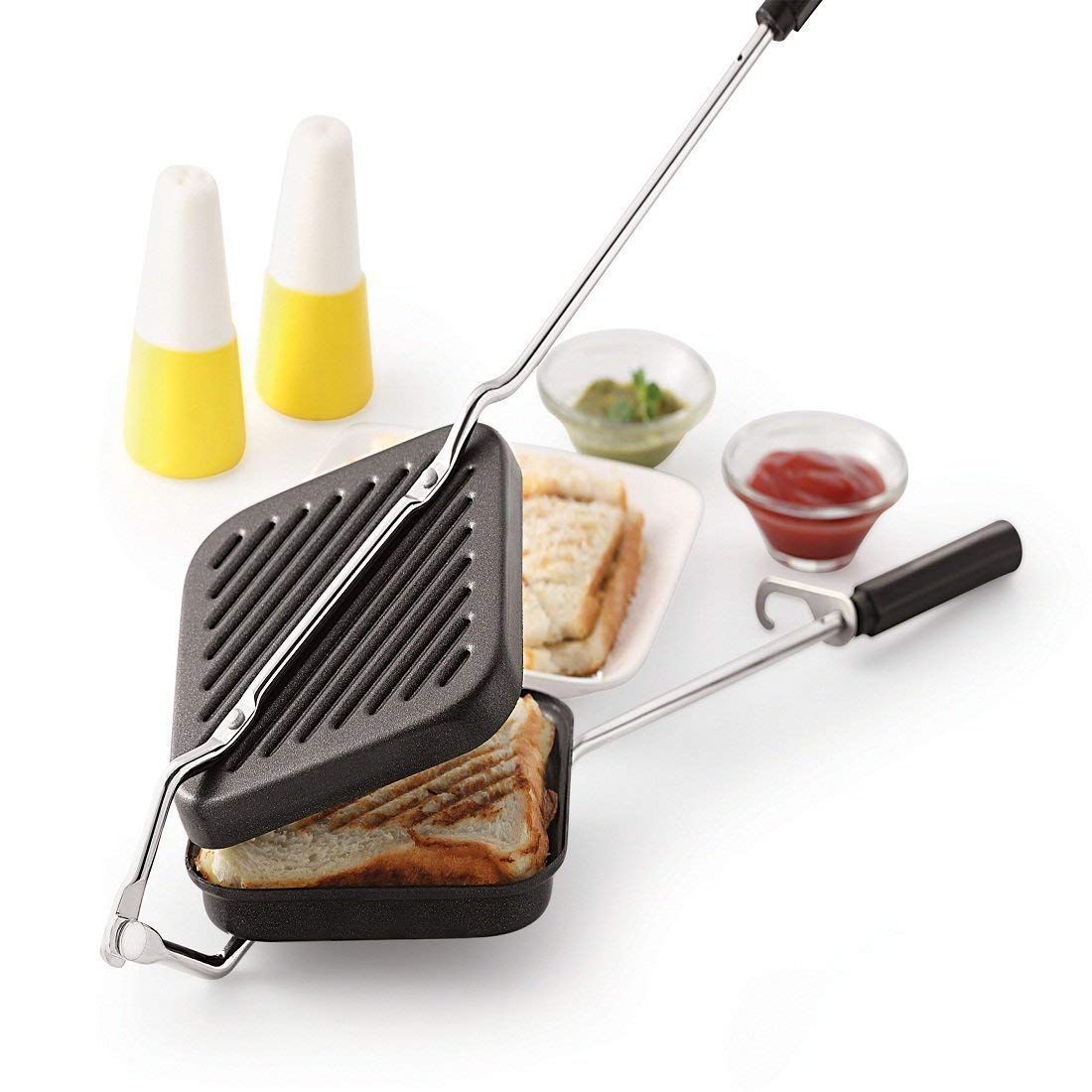 Non-Stick Grill Sandwich Toaster and Griller  1pc - Bhavnagar Deodap