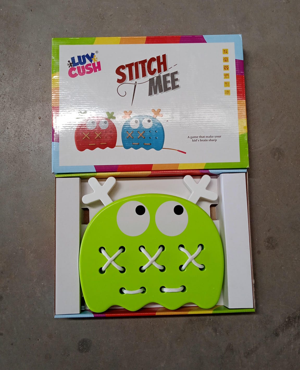 Stitch Mee Puzzle Toy, A Stitch of Many Styles Playable Game, Brain Games, Learning Game, Birthday Gift for kid's (1 Pc) - Bhavnagar Deodap