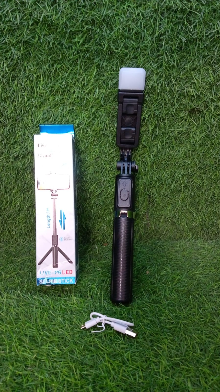 Bluetooth Selfie Stick, Portable Phone Tripod Stand for Mobile. - Bhavnagar Deodap