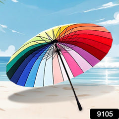 Rainbow Umbrella for Men & Women (Multicolor) - Bhavnagar Deodap