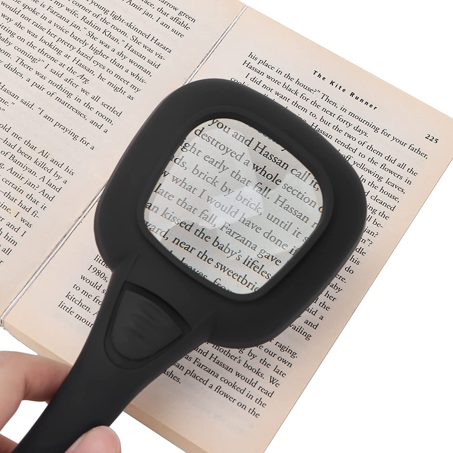 Magnifier with fashion light for reading