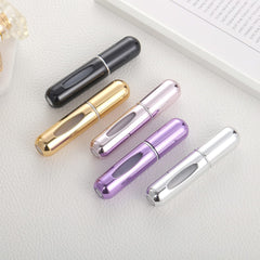 Portable Mini Perfume Refillable Atomizer Container, Portable Perfume Spray Bottle, Travel Perfume Scent Pump Case Fragrance Empty Spray Bottle for Traveling and Outgoing(5 ml) - Bhavnagar Deodap