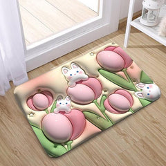 Stone Bath Mat Non Slip Anti Mould 3D Absorbent Bath Mats for Bathroom Stone Bath Mat Quick Dry Shower Mat (60X39CM) - Bhavnagar Deodap