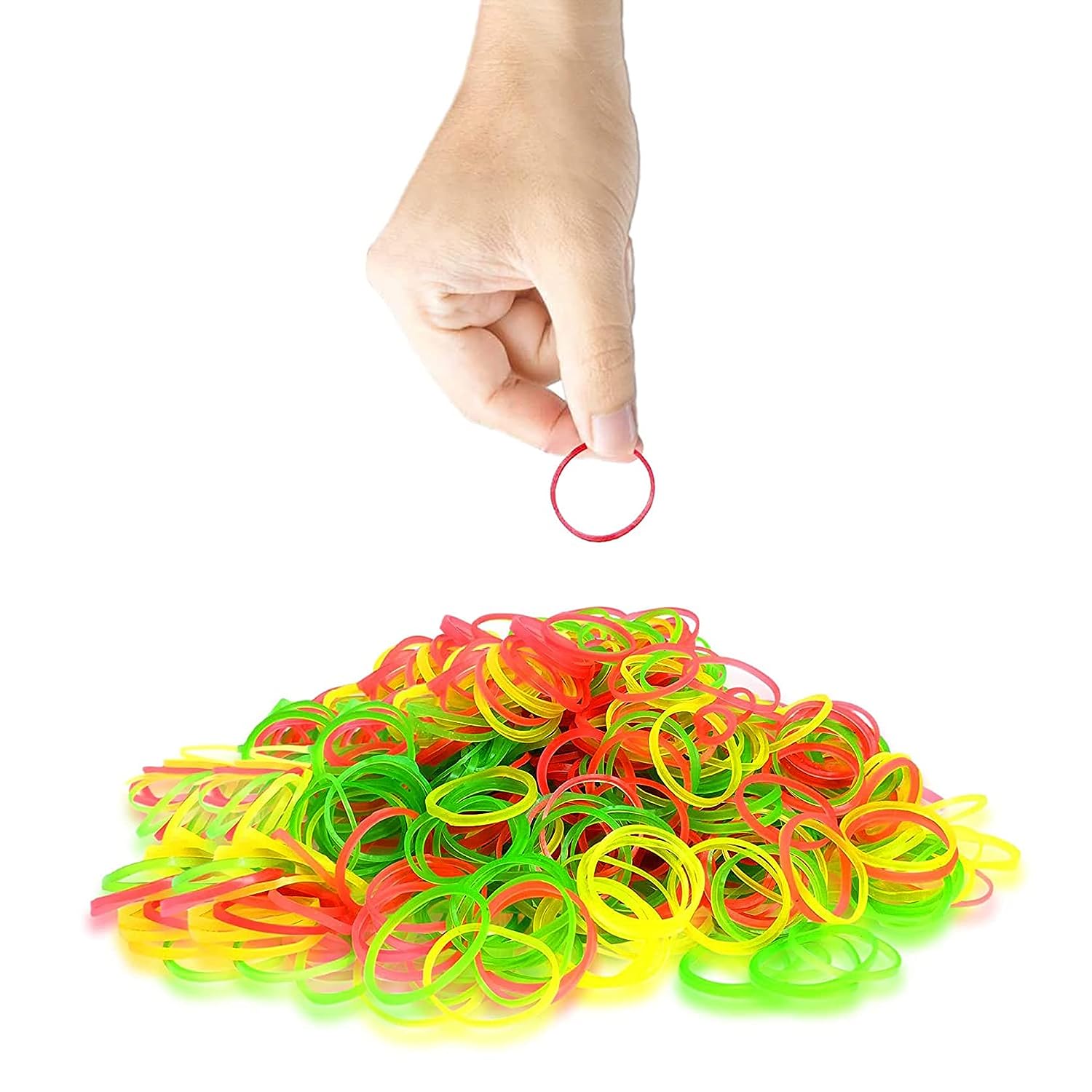 RUBBER BAND FOR OFFICE/HOME AND KITCHEN ACCESSORIES ITEM PRODUCTS, ELASTIC RUBBER BANDS, FLEXIBLE REUSABLE NYLON ELASTIC UNBREAKABLE, FOR STATIONERY, SCHOOL MULTICOLOR - Bhavnagar Deodap