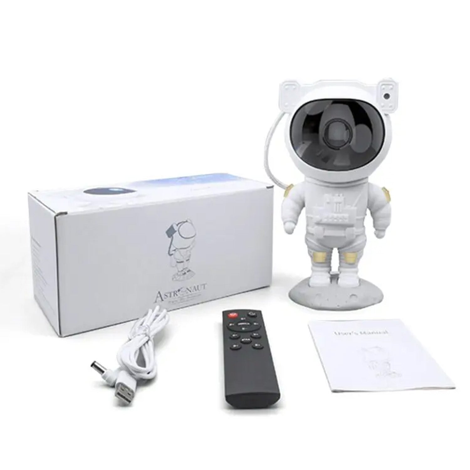 Robot Sky Space Stars Light Astronaut Galaxy Projector, Night lamp, Bedroom, Kids, Projector, Remote Control, Star Projector Will Take Children's to Explore The Vast Starry Sky for Adults, raksha bandhan, Diwali Gift - Bhavnagar Deodap