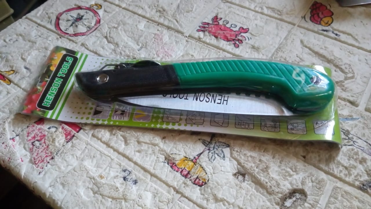 Folding Handsaw, Pruning Saws for Tree Trimming Camping, Gardening, Hunting. Cutting Wood, PVC, Bone - Bhavnagar Deodap