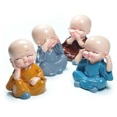 baby buddha 4Pc and show piece used for house, office and official decorations etc. - Bhavnagar Deodap