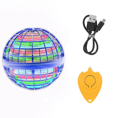 Flying Ball Toys, USB Rechargeable Built-in RGB Lights 360°Rotating Magic Controller, Flying Orb Ball Boomerang Mini Pro Spinner Blastoise Toys - Bhavnagar Deodap