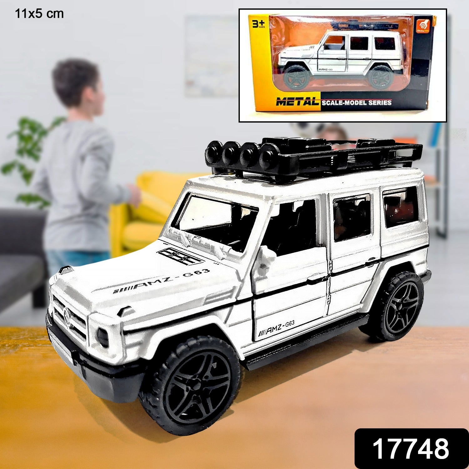 Alloy Metal Pull Back Die-cast Car, Jeep Model Car Off Road Die cast Metal Pullback Toy car with Doors Open Boys Gifts Toys for Kids Age 3+ Years (Pack of 1) - Bhavnagar Deodap