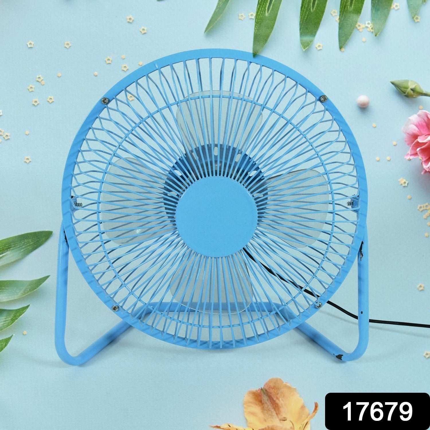 Big USB Table Desk Personal Metal Electronic Fan, Compatible with Computers, Laptops, Student Dormitory, Suitable For Office, School Use (1 Pc) - Bhavnagar Deodap