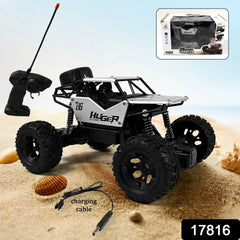 1:18 Scale Rock Crawler Monster RC Truck All Terrain Stunt Racing Car Rechargeable Indoor Outdoor Toy Car - Bhavnagar Deodap