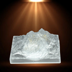 Unique Plastic Night Light: Flameless LED (Iceberg Design, Gift) - Bhavnagar Deodap