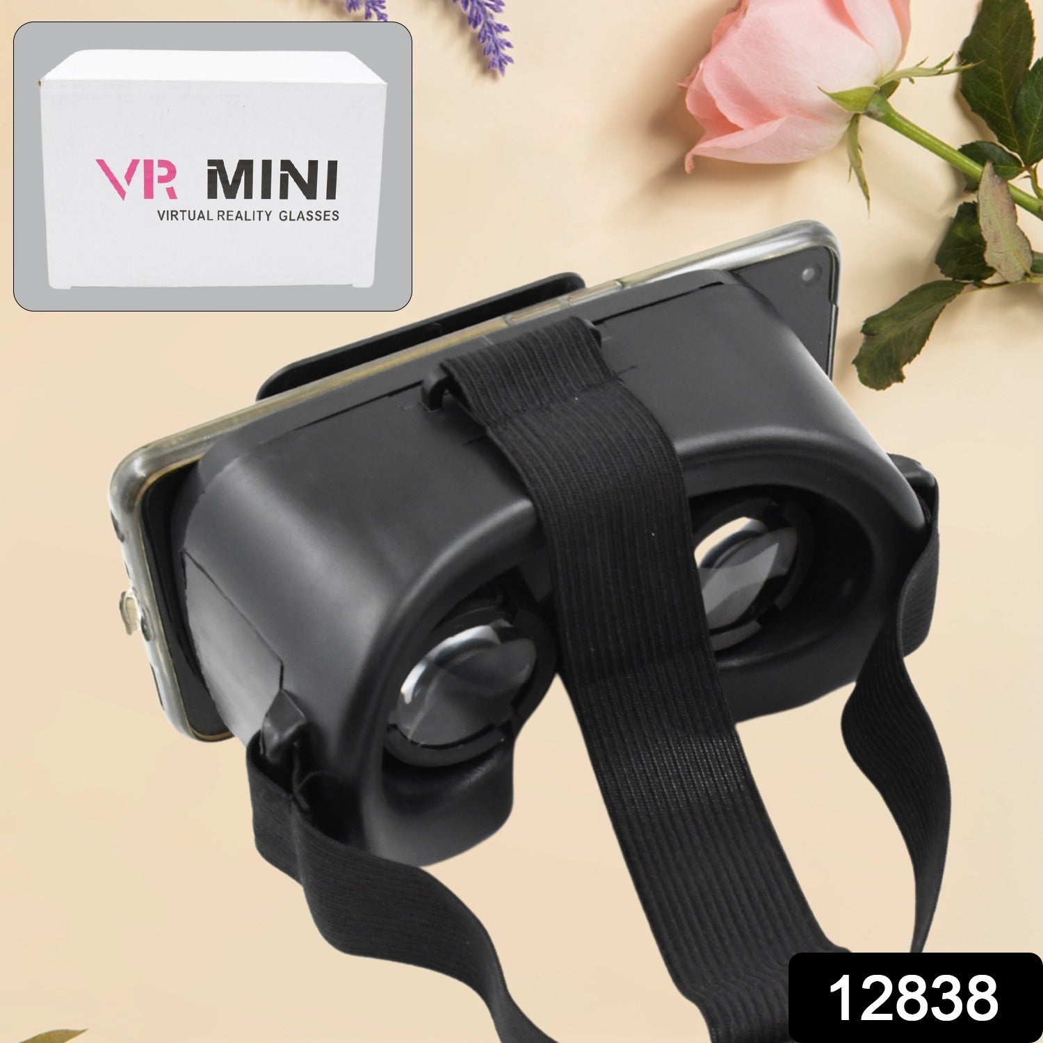 3D VR Glasses Virtual Reality Goggles Headset for All Smartphone VR Goggles-For 3D VR Movies Video Games (1 Pc) - Bhavnagar Deodap