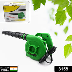 650V Blower Portable rifel Range Heavy Duty air Blower, Electric Air Blower for Home/Office/Car/Pc/Computer Dust/Garage/Patio/Garden Leaf/Trash Cleaning  (350W, 2.3 m3/min, 13000 RPM, Green) - Bhavnagar Deodap