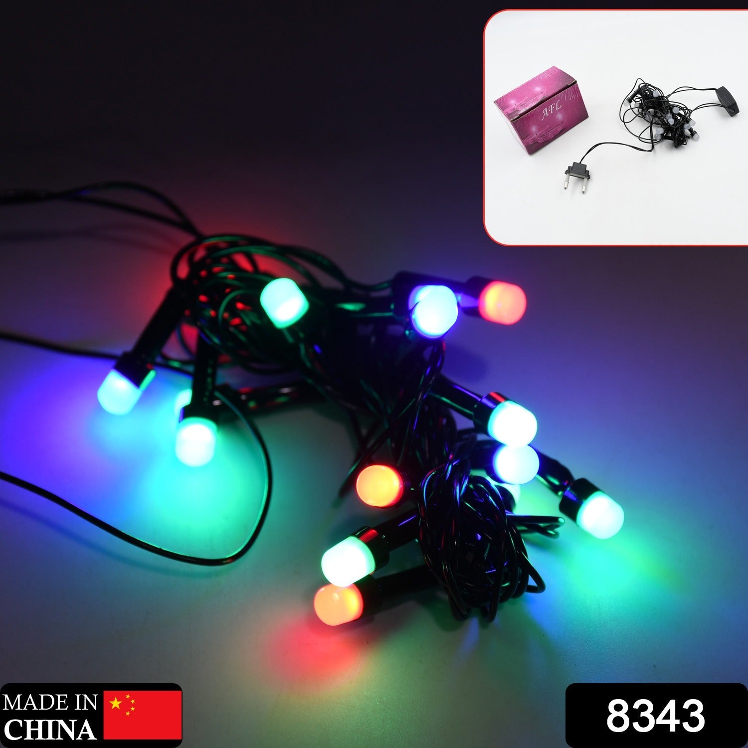 3Mtr Home Decoration Diwali & Wedding LED Christmas String Light Indoor and Outdoor Light ,Festival Decoration Led String Light, Multi-Color Light 1.4MM (15L 3 Mtr) - Bhavnagar Deodap