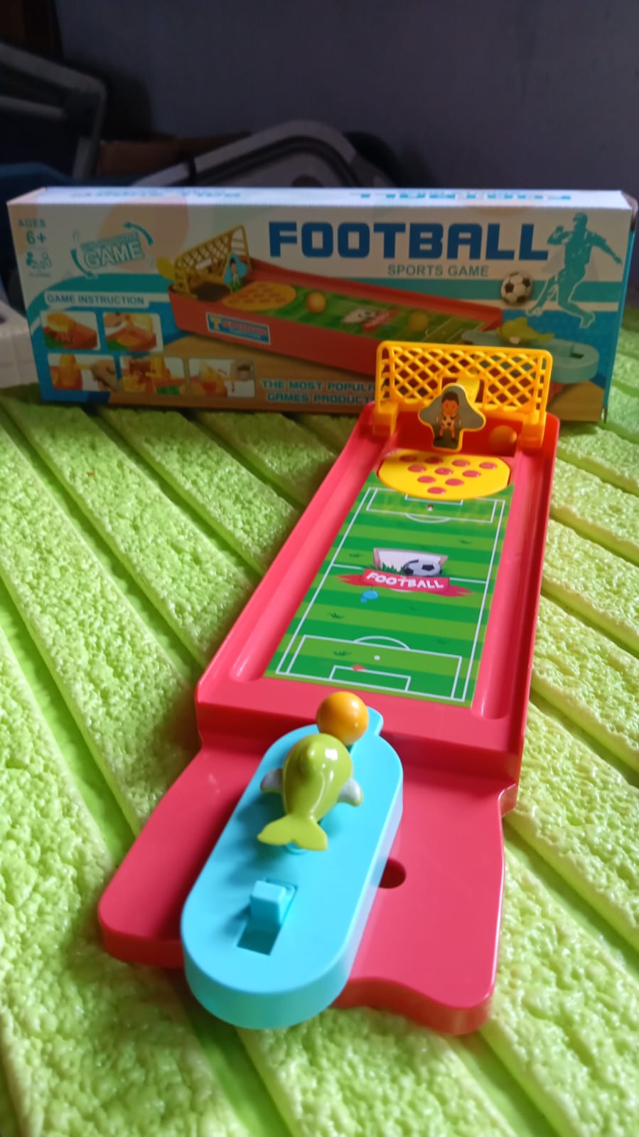 Mini Table Top Finger Football Game for Kids-Desktop Game for Kids & Adults, Fun Indoor Finger Bowling Game for Boys & Girls, Family Board Game - Bhavnagar Deodap