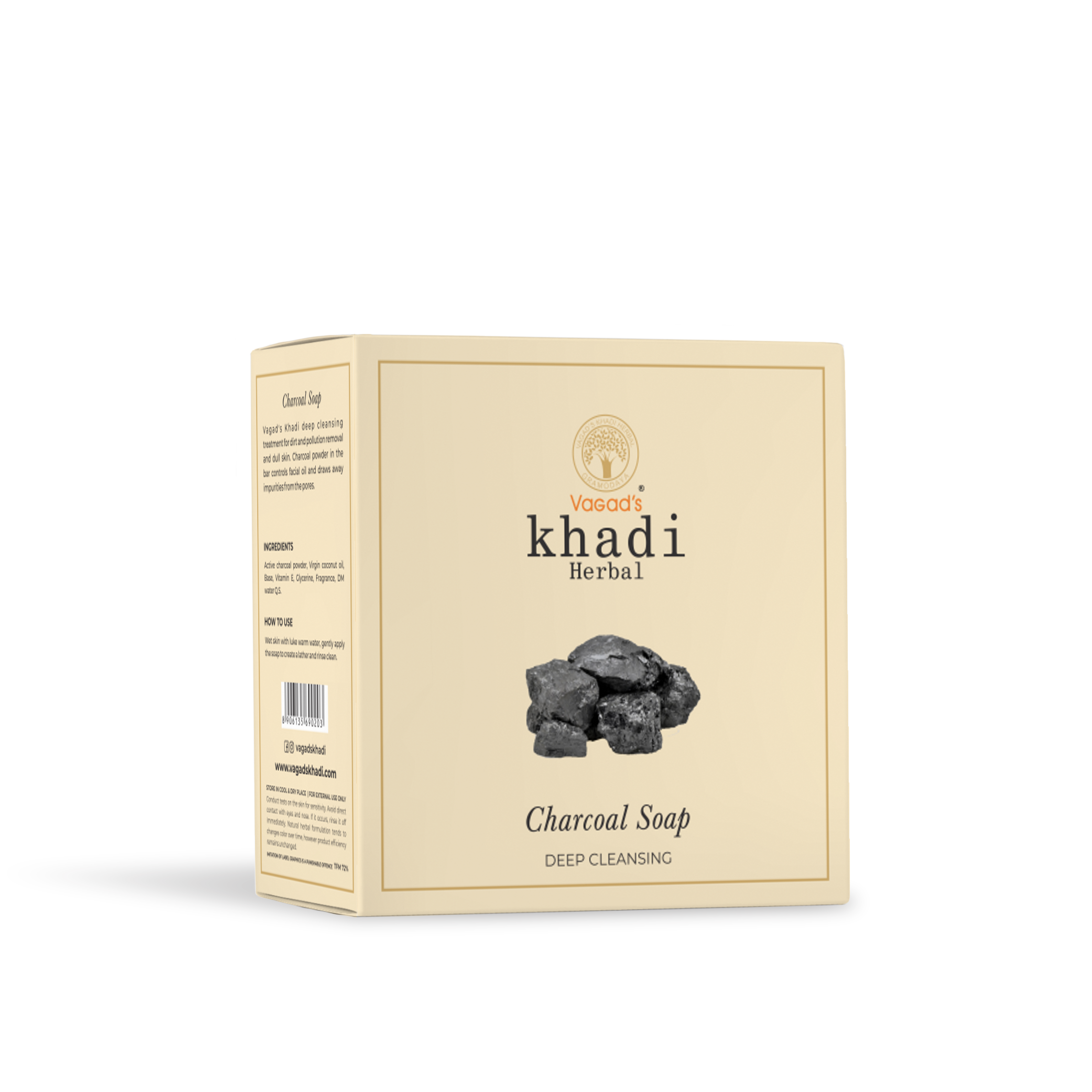 Activated Charcoal Soap 100g - Bhavnagar Deodap