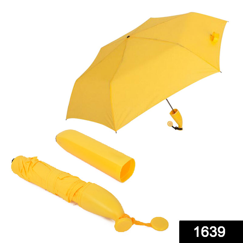 Stylish Banana Shaped Mini Foldable Umbrella - Bhavnagar Deodap