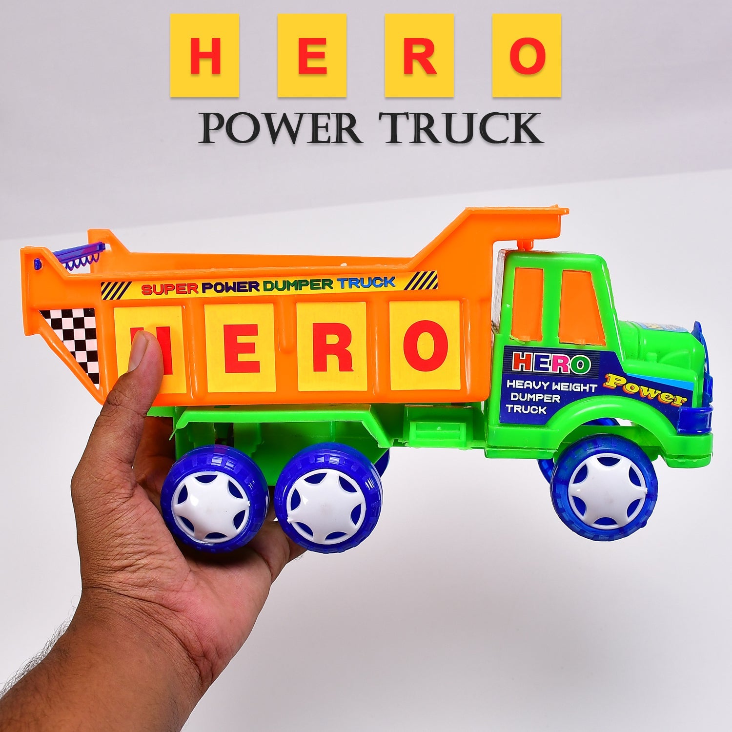 Truck Toy - Jumbo Large Size Plastic Heavy Weight Truck Toy  - Bhavnagar Deodap