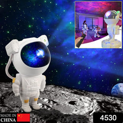 Robot Sky Space Stars Light Astronaut Galaxy Projector, Night lamp, Bedroom, Kids, Projector, Remote Control, Star Projector Will Take Children's to Explore The Vast Starry Sky for Adults, raksha bandhan, Diwali Gift - Bhavnagar Deodap