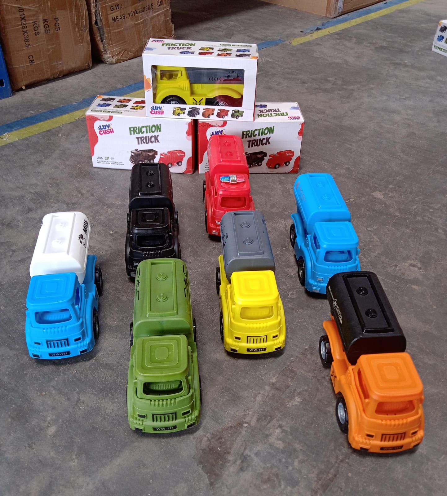 Tanker Truck Toys for Kids, friction power Vehicles Toy Truck, Plastic Truck, Friction Power Toy Trucks For Boys Girls, & Kids (1 Pc / Mix Color) - Bhavnagar Deodap