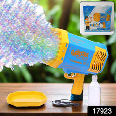 69 Holes Big Rechargeable Powerful Machine Bubble Gun Toys for Kids Adults, Bubble Makers, Big Rocket Boom Bubble Blower Best Gifts - Bhavnagar Deodap