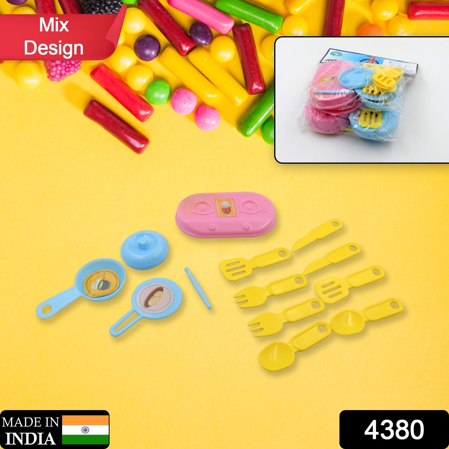 Plastic Portable Cooking Kitchen Play Set Play Kitchen Set Toy with  Basket, Knife & Various Types of Kitchen Play toy Set Cooking Play Set Colourful Cooking Tools, Children Learn Play Fun Toddler - Bhavnagar Deodap