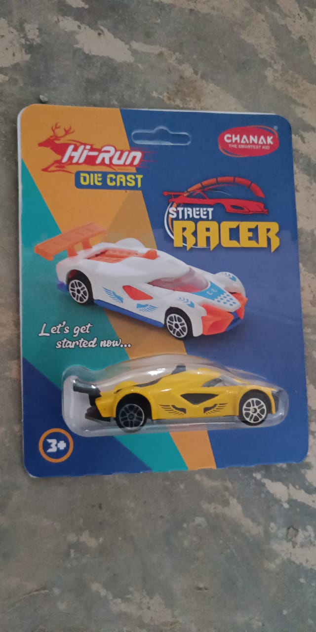 Street Racer Car Metal Die Cast Toy 3+Years Child Play - Bhavnagar Deodap