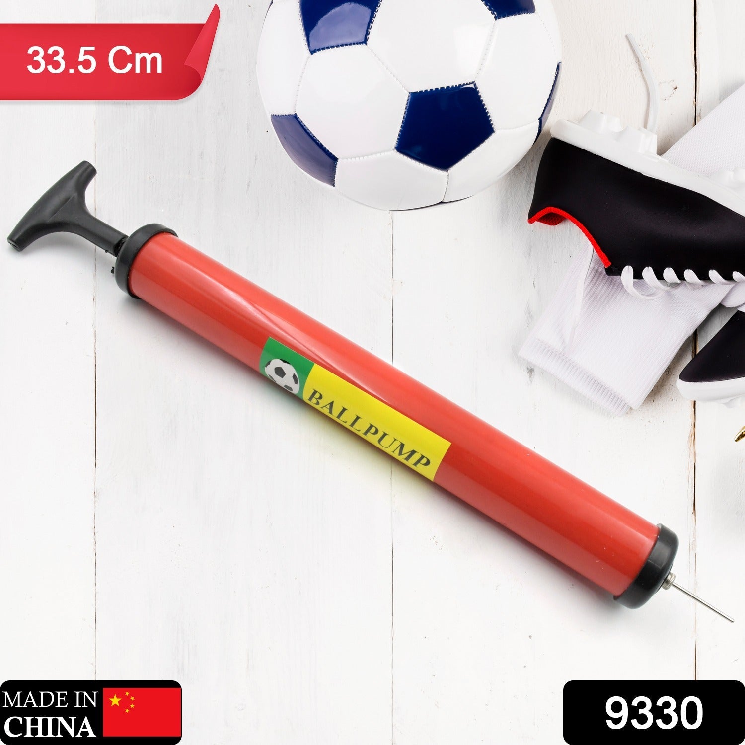 Plastic Pump for Inflating Balls (33.5CM) - Inflatable Ball Development Toy - Bhavnagar Deodap