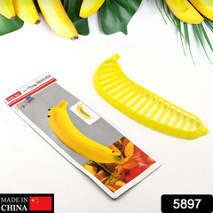 Banana Slicer- Perfect for Fruit Salads Handle Plastic Banana Fruit Slicer Cutter Chopper - Bhavnagar Deodap