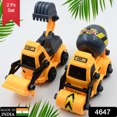 Engineering vehicles Nut Assembly Vehicle Toy, DIY Nut Assembly Vehicle Model Toy Highly Simulation Children Kids Car Model Toy Set (2 Pc Set) - Bhavnagar Deodap