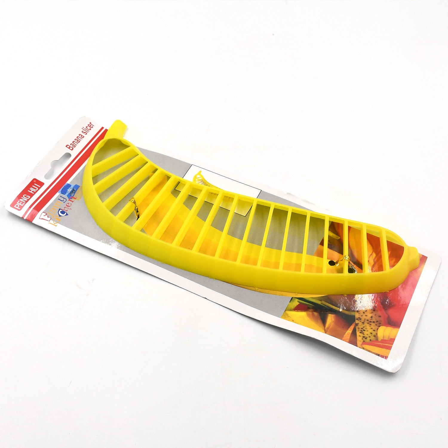 Banana Slicer- Perfect for Fruit Salads Handle Plastic Banana Fruit Slicer Cutter Chopper - Bhavnagar Deodap