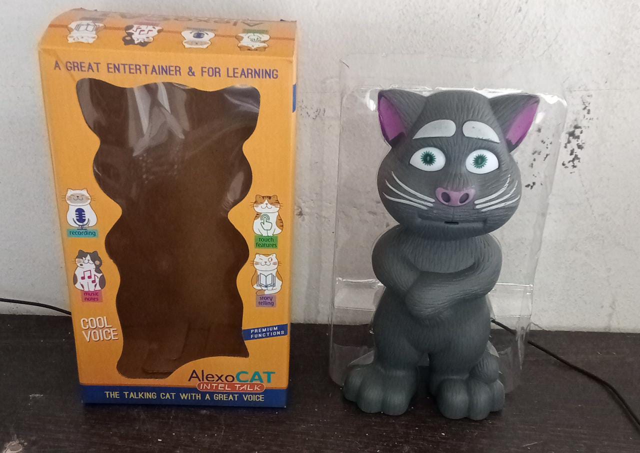 Talking, Mimicry, Touching Tom Cat Intelligent Interactive Toy with Wonderful Voice for Kids, Children Playing and Home Decorate. - Bhavnagar Deodap