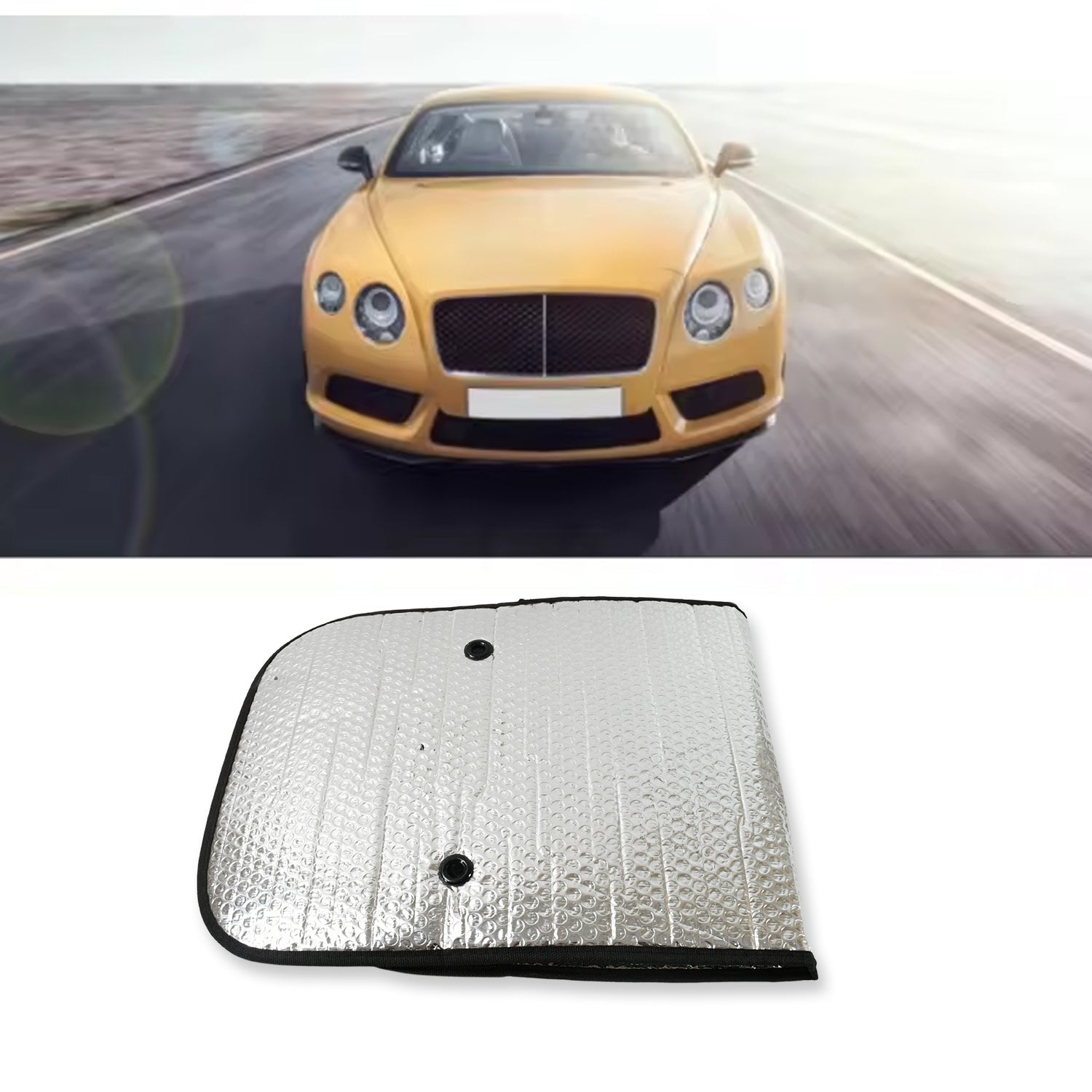 Car Windshield Sun Shade, Blocks UV Rays Sun Visor Protector, Keeps Your Vehicle Cool Sunshade for Cars, SUVs, Trucks, and Vans (80×35 Cm) - Bhavnagar Deodap