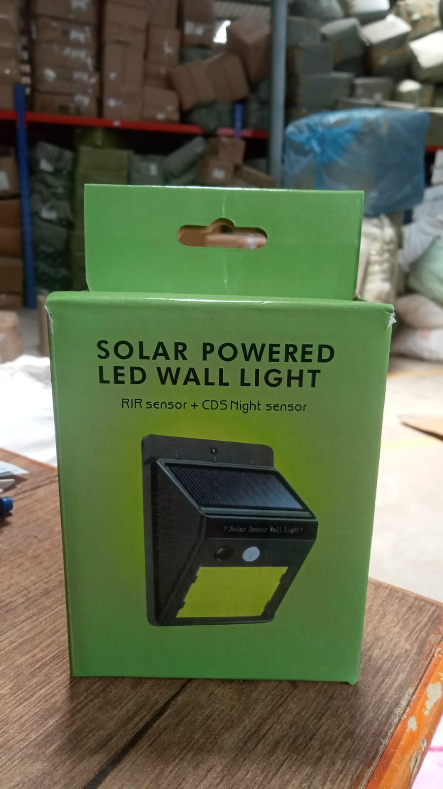 White Solar Wireless Security Motion Sensor LED Night Light for Home Outdoor / Garden Wall. - Bhavnagar Deodap