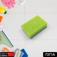 Multi-Purpose Small, Medium & Big 2 In 1 Color Scratch Scrub Sponges, Sponge, Wear Resistance, Dish Washing Tool, High Friction Resistance Furniture for Refrigerator Sofa for Kitchen, Household (1 Pc) - Bhavnagar Deodap