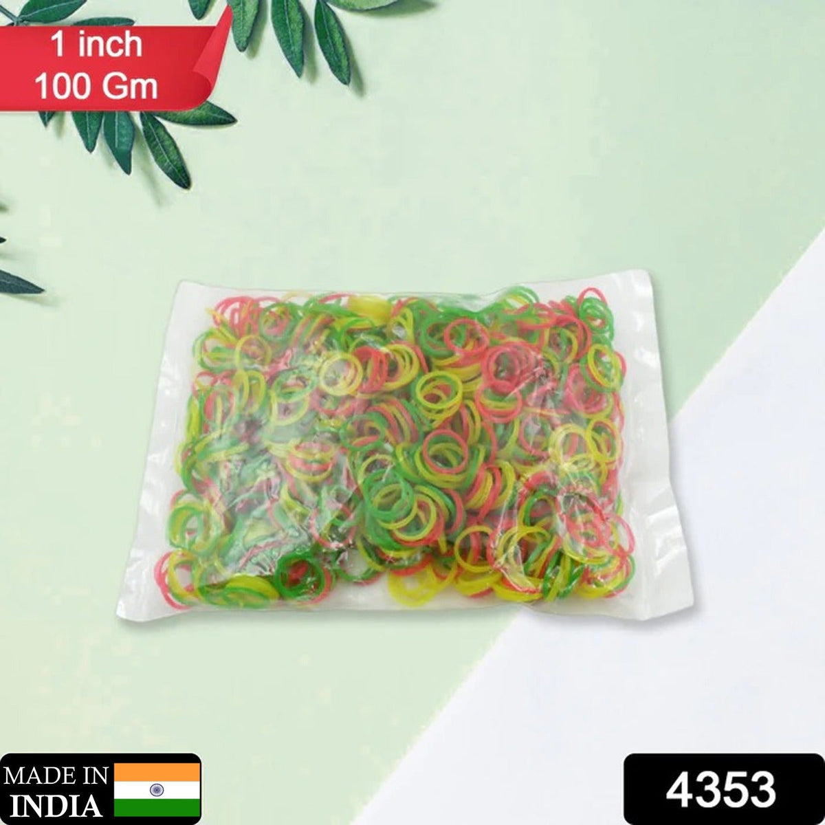 Multicolor Rubber Bands (Elastic & Reusable, Office & Home) - Bhavnagar Deodap