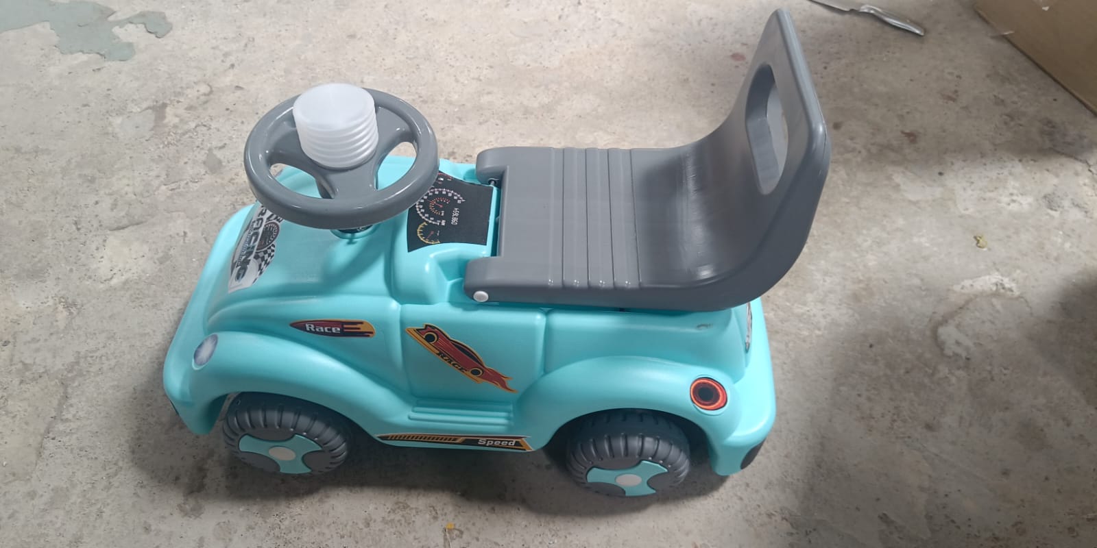 KIDS BABY CITY RIDE ON PUSH CAR RIDE WITH BACKREST MUSICAL HORN FOR CHILDREN KIDS TOY RIDE-ON, KIDS TOYS TODDLER BABY TOY BABY CAR , TRUCK, ETC SUITABLE FOR KIDS BOYS / GIRLS - Bhavnagar Deodap